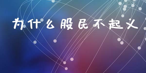 为什么股民不起义_https://wap.fcdydaikuan.com_国际投资_第1张