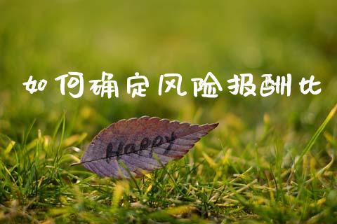 如何确定风险报酬比_https://wap.fcdydaikuan.com_理财顾问_第1张