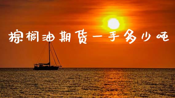棕榈油期货一手多少吨_https://wap.fcdydaikuan.com_新股数据_第1张