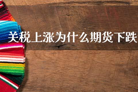 关税上涨为什么期货下跌_https://wap.fcdydaikuan.com_新股数据_第1张