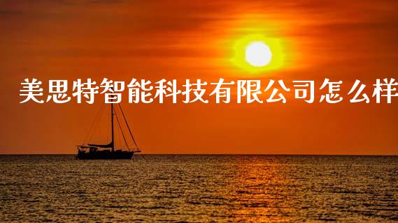 美思特智能科技有限公司怎么样_https://wap.fcdydaikuan.com_国际投资_第1张