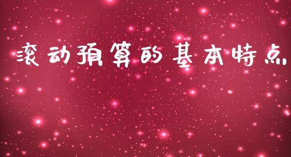滚动预算的基本特点_https://wap.fcdydaikuan.com_理财顾问_第1张