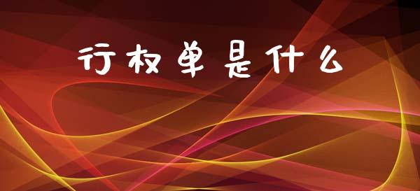 行权单是什么_https://wap.fcdydaikuan.com_国际投资_第1张