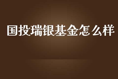 国投瑞银基金怎么样_https://wap.fcdydaikuan.com_金融机构_第1张