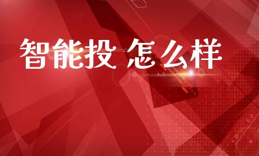 智能投 怎么样_https://wap.fcdydaikuan.com_投资策略_第1张