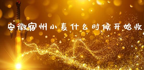 安徽宿州小麦什么时候开始收_https://wap.fcdydaikuan.com_新股数据_第1张