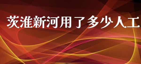 茨淮新河用了多少人工_https://wap.fcdydaikuan.com_新股数据_第1张