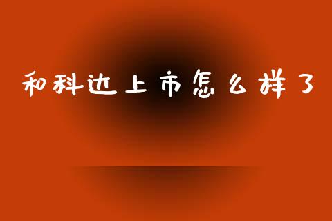 和科达上市怎么样了_https://wap.fcdydaikuan.com_金融机构_第1张