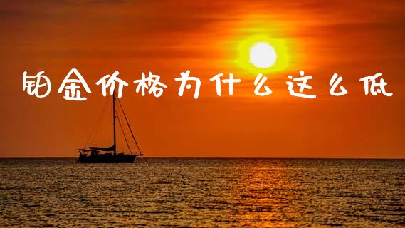 铂金价格为什么这么低_https://wap.fcdydaikuan.com_期货品种_第1张