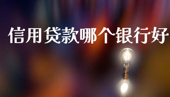 信用贷款哪个银行好_https://wap.fcdydaikuan.com_国际投资_第1张