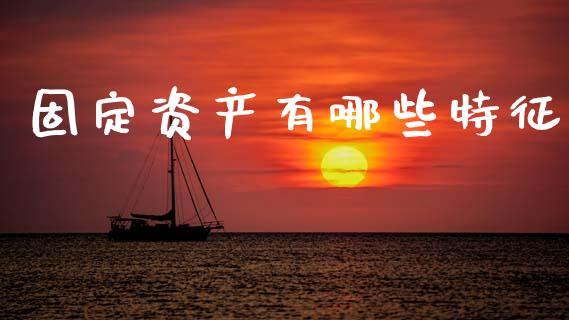 固定资产有哪些特征_https://wap.fcdydaikuan.com_理财顾问_第1张