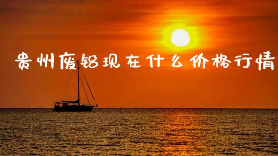 贵州废铝现在什么价格行情_https://wap.fcdydaikuan.com_投资策略_第1张