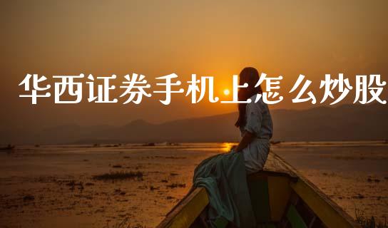 华西证券手机上怎么炒股_https://wap.fcdydaikuan.com_新股数据_第1张