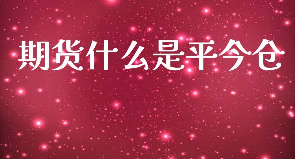 期货什么是平今仓_https://wap.fcdydaikuan.com_理财顾问_第1张