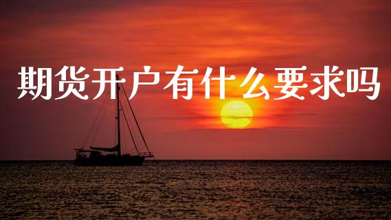期货开户有什么要求吗_https://wap.fcdydaikuan.com_投资策略_第1张
