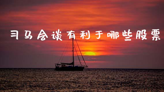 习马会谈有利于哪些股票_https://wap.fcdydaikuan.com_理财顾问_第1张