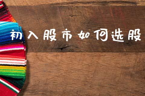 初入股市如何选股_https://wap.fcdydaikuan.com_新股数据_第1张