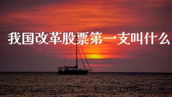 我国改革股票第一支叫什么_https://wap.fcdydaikuan.com_金融机构_第1张