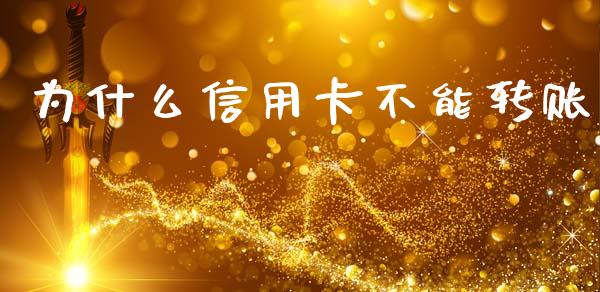 为什么信用卡不能转账_https://wap.fcdydaikuan.com_新股数据_第1张