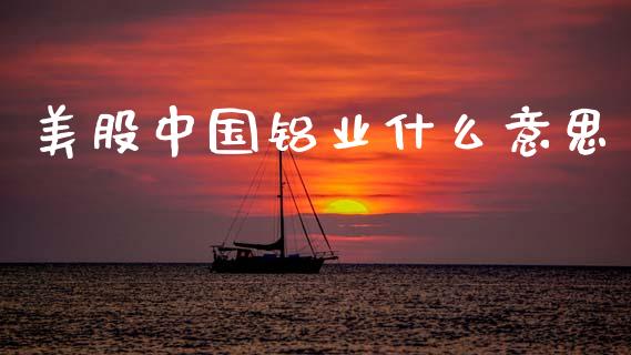 美股中国铝业什么意思_https://wap.fcdydaikuan.com_投资策略_第1张