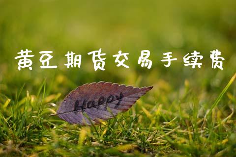 黄豆期货交易手续费_https://wap.fcdydaikuan.com_期货品种_第1张