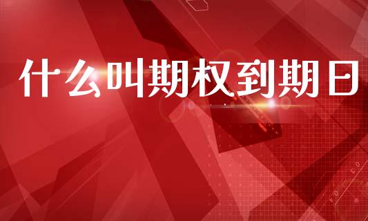 什么叫期权到期日_https://wap.fcdydaikuan.com_新股数据_第1张