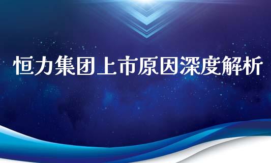 恒力集团上市原因深度解析_https://wap.fcdydaikuan.com_新股数据_第1张