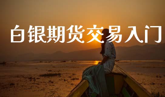 白银期货交易入门_https://wap.fcdydaikuan.com_金融机构_第1张