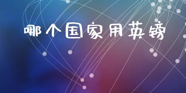 哪个国家用英镑_https://wap.fcdydaikuan.com_金融机构_第1张